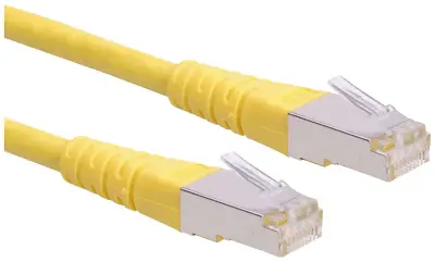 Roline 21.15.1402 RJ45 omrežni kabel\, Patch kabel CAT 6 S/FTP 20.00 m rumena  1 kos