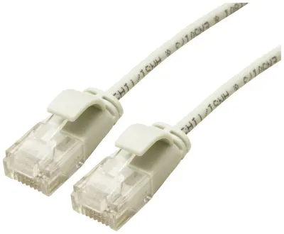 Roline 21.15.3902 RJ45 omrežni kabel\, Patch kabel CAT 6a U/UTP 0.50 m siva  1 kos