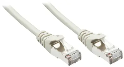 LINDY 48339 RJ45 omrežni kabel\, Patch kabel CAT 5e F/UTP 5.00 m bela  50 kos