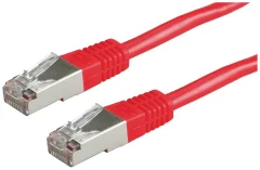 Roline 21.15.0331 RJ45 omrežni kabel\, Patch kabel CAT 5e S/FTP 1.00 m rdeča  1 kos