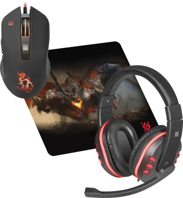 Devourer MHP-006 gaming komplet slušalke + miška + podlaga