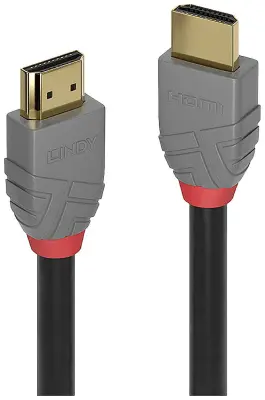 LINDY  priključni kabel HDMI-A  vtič\, HDMI-A  vtič 0.30 m črna 36960  HDMI kabel