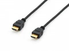 Equip HDMI priključni kabel HDMI-A  vtič 10.00 m črna 119373 pozlačeni konektorji HDMI kabel