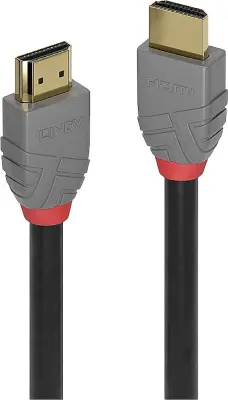 LINDY  priključni kabel HDMI-A  vtič\, HDMI-A  vtič 2.00 m črna 36953 #####8K UHD HDMI kabel