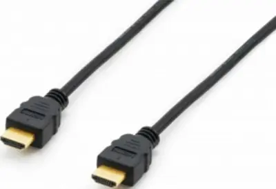 Equip HDMI priključni kabel HDMI-A  vtič 1.80 m črna 119350 #####4K UHD\, pozlačeni konektorji HDMI kabel