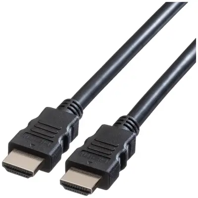Roline HDMI priključni kabel HDMI-A  vtič 20.00 m črna 11.04.5578 zaščiten HDMI kabel