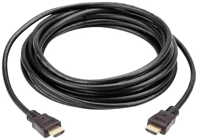ATEN HDMI priključni kabel HDMI-A  vtič 10.00 m črna 2L-7D10H #####4K UHD\, zaščiten HDMI kabel