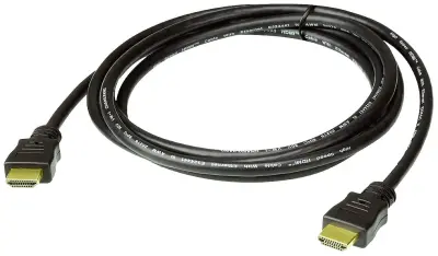 ATEN HDMI priključni kabel HDMI-A  vtič 1.00 m črna 2L-7D01H #####4K UHD\, zaščiten HDMI kabel