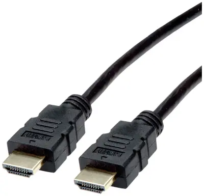 Roline HDMI priključni kabel HDMI-A  vtič 3.00 m črna 11.04.5933 #####4K UHD\, zaščiten HDMI kabel