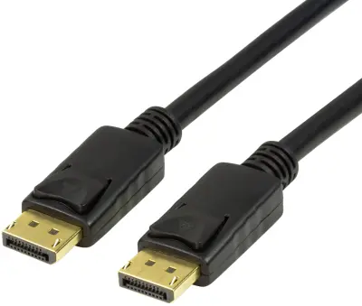LogiLink DisplayPort priključni kabel DisplayPort  vtič\, DisplayPort  vtič 1.00 m črna CV0119  DisplayPort kabel