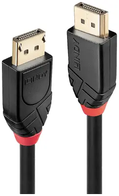 LINDY  priključni kabel DisplayPort  vtič\, DisplayPort  vtič 20.00 m črna 41081  DisplayPort kabel