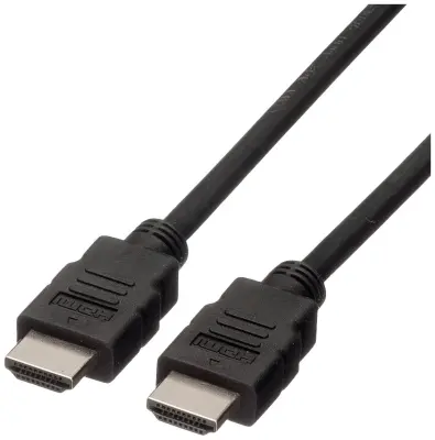 Roline HDMI priključni kabel HDMI-A  vtič 7.50 m črna 11.04.5736 zaščiten HDMI kabel
