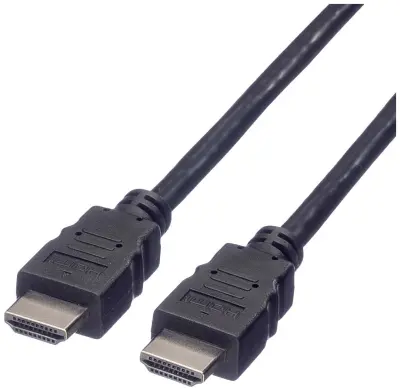 Value HDMI priključni kabel HDMI-A  vtič 20.00 m črna 11.99.5536 zaščiten HDMI kabel