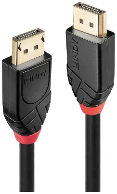 LINDY  priključni kabel DisplayPort  vtič\, DisplayPort  vtič 10.00 m črna 41078  DisplayPort kabel