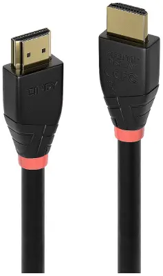 LINDY  priključni kabel HDMI-A  vtič\, HDMI-A  vtič 25.00 m črna 41074 #####4K UHD HDMI kabel
