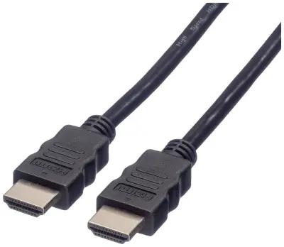 Roline HDMI priključni kabel HDMI-A  vtič 30.00 m črna 11.04.5546 zaščiten HDMI kabel