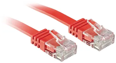 LINDY 47512 RJ45 omrežni kabel\, Patch kabel CAT 6  2.00 m rdeča  1 kos