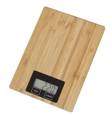 PLATINET OBKSB Lesena kuhinjska tehtnica bambus