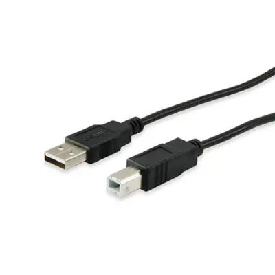 Equip USB kabel  USB-A vtič\, USB-B vtič 1.00 m črna  128863