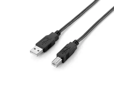 Equip USB kabel  USB-A vtič\, USB-B vtič 5.00 m črna  128862