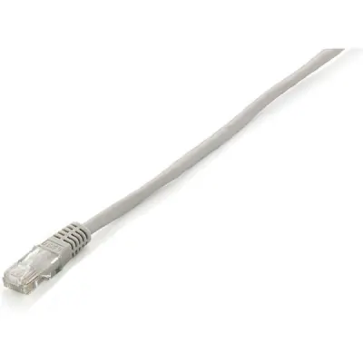 Equip 605501 RJ45 omrežni kabel\, Patch kabel CAT 6 S/FTP 2.00 m siva pozlačeni konektorji 1 kos