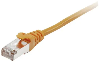 Equip 605571 RJ45 omrežni kabel\, Patch kabel CAT 6 S/UTP 2.00 m oranžna pozlačeni konektorji 1 kos