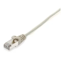 Equip 605510 RJ45 omrežni kabel\, Patch kabel CAT 6 S/FTP 1.00 m bela pozlačeni konektorji 1 kos