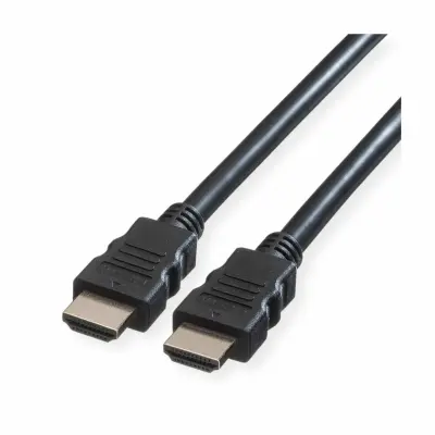 Roline HDMI priključni kabel HDMI-A  vtič 7.50 m črna 11.04.5544 #####4K UHD HDMI kabel