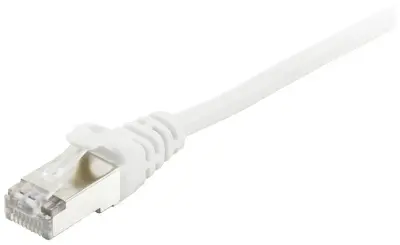 Equip 605540 RJ45 omrežni kabel\, Patch kabel CAT 6 S/FTP 40.00 m bela pozlačeni konektorji 1 kos