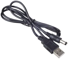 Akyga USB polnilni kabel  DC vtič 5\,5 mm 0.80 m črna  AK-DC-04
