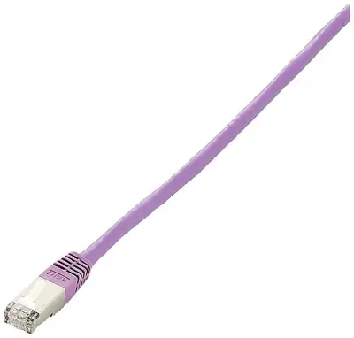 Equip 615555 RJ45 omrežni kabel\, Patch kabel CAT 6 S/FTP 7.50 m vijolična pozlačeni konektorji 1 kos