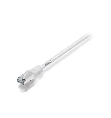 Equip 605518 RJ45 omrežni kabel\, Patch kabel CAT 6 S/FTP 15.00 m bela pozlačeni konektorji 1 kos