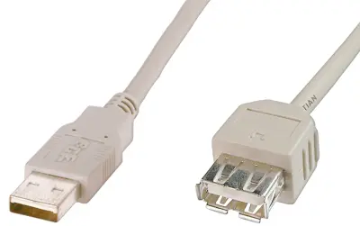 Digitus USB 2.0 podaljšek [1x moški konektor USB 2.0 tipa A - 1x ženski konektor USB 2.0 tipa A] 1.8 m bež Digitus USB kabel USB 2.0 USB-A vtič, USB-A
