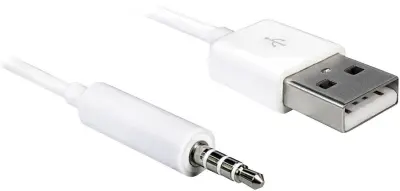 Podatkovni/polnilni kabel za iPod Delock\, vtič USB 2.0 A\, doza za 3\,5 mm banana vtič\, 1 m 83182