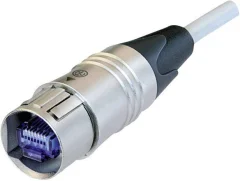 Neutrik NKE6S-3 RJ45 omrežni kabel\, Patch kabel CAT 6 S/FTP 3.00 m bela  1 kos