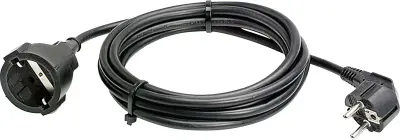 as - Schwabe 51012 napajalni kabel 16 A črne barve 10 m