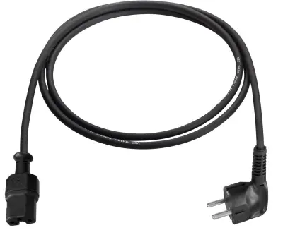 as - Schwabe 70873 napajalni kabel črne barve 2 m