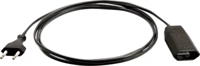 as - Schwabe 50132 napajalni kabel 2.5 A črne barve 3 m