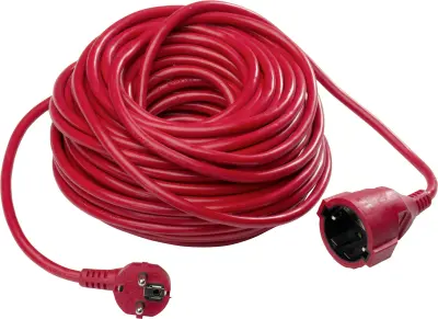 as - Schwabe 51160 napajalni kabel 16 A rdeče barve 20 m