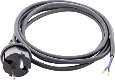 Gumijasti priključni kabel s konturnim čepom 3 m HAWA 1008277 tok priključni kabel  črna 3.00 m