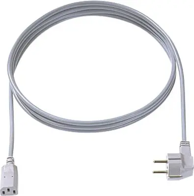Bachmann 353.975 3m C13 spojnik Sivi kabel za napajanje Bachmann 353.975 tok priključni kabel  črna 3.00 m