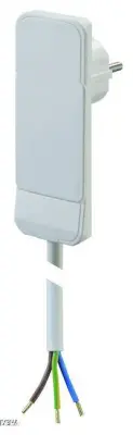 Bachmann 933.004 tok priključni kabel  16 A bela 1.50 m H05VV-F 3G 1\,5 mm²