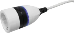 Električni podaljševalni kabel [zaščiteni kontakti - zaščiteni kontakt-sklopka] bel 1\,4 m Segula 50133