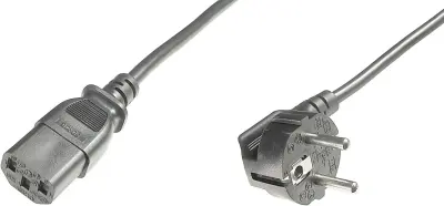 Digitus hladne naprave kabel [1x varnostni moški konektor - 1x ženski konektor IEC C13, 10 A] 1.8 m črna IEC kabel [1x IEC C14 vtič - 1x odporen na ud