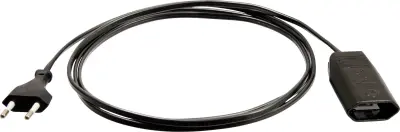 as - Schwabe 50152 napajalni kabel 2.5 A črne barve 5 m