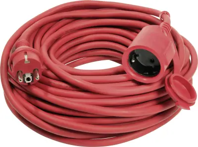 as - Schwabe 60205 napajalni kabel 16 A rdeče barve 5 m