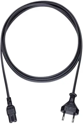 Električni kabel [1x IEC C8 vtič - 1x Euro vtič] 3 m Črna Oehlbach 17047
