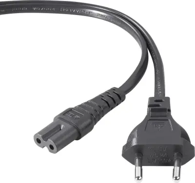 Belkin tok priključni kabel [1x evropski moški konektor - 1x moški konektor za manjše naprave C8] 1.80 m črna