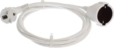 as - Schwabe 51011 napajalni kabel 16 A bele barve 10 m
