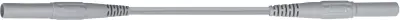 Silikonski merilni kabel MultiContact XMS-419\, 2\,5 mm2\, 50 cm\, siv\, 4 mm lamelni vtič 66.9392-05028